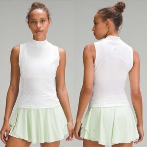 Lululemon Lightweight Nulux Mock-Neck Tank Top
White